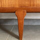 Large Danish vintage row in blond teak from the 60s