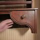 Wall-mounted cabinet with drawers from the 19th century, very beautiful patina.