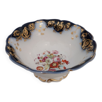 Large Bayeux porcelain bowl of the nineteenth