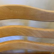Set of 4 ribbed fabric chairs