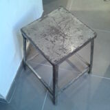 Square iron or stool table