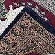 Tapis vintage ouzbek Boukhara fait main en laine – 55 x 65 cm – Années 1970