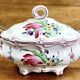 Luneville vegetable soup tureen, street lamp model