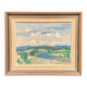 Original Swedish Oil on Canvas Landscape by Evald Hedenström (1909-1997) - Signed - Vintage Framed