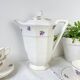 Service à thé vintage en porcelaine fleurie DIGOIN SARREGUEMINES