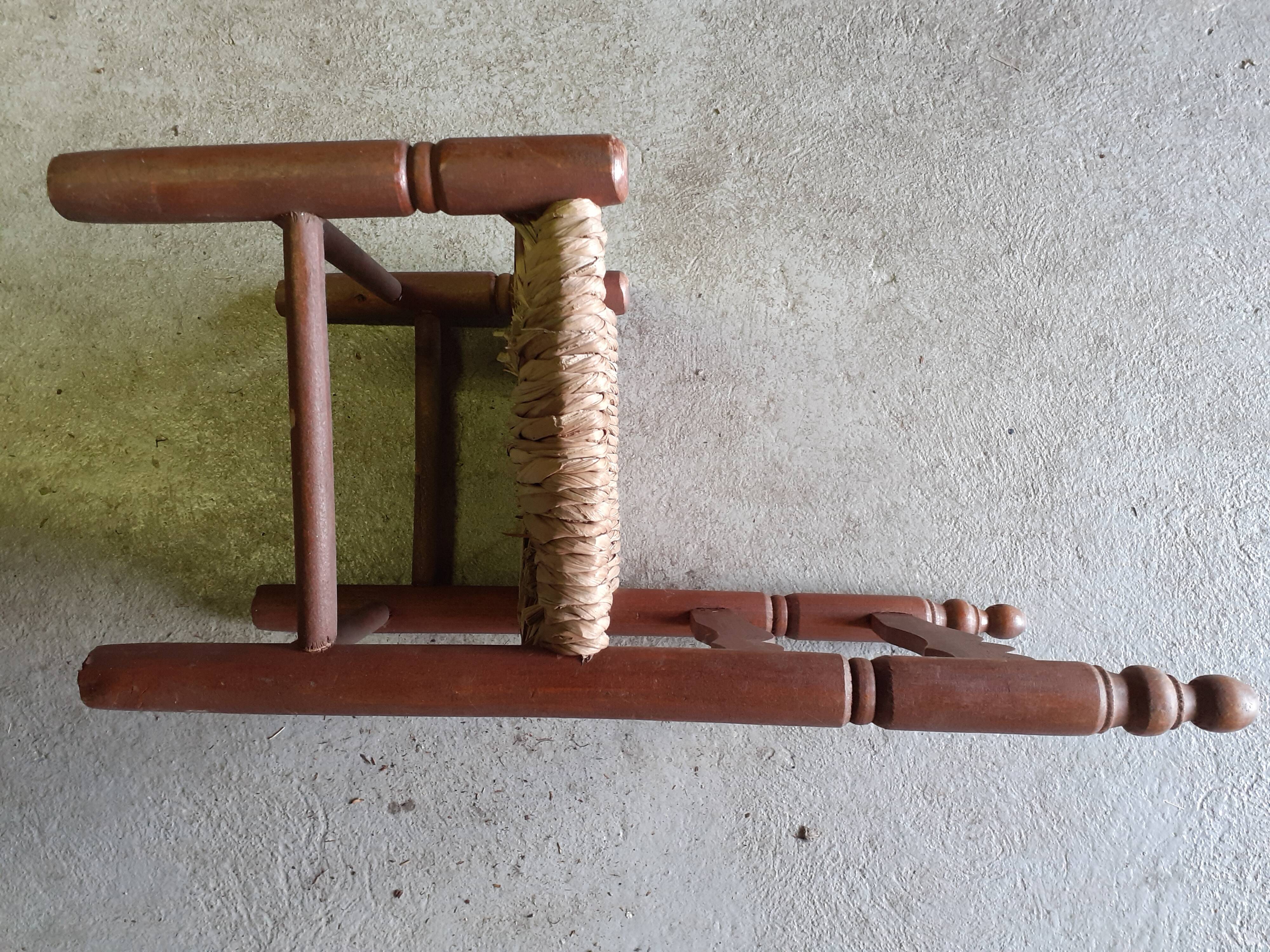 Children's chair paid wood