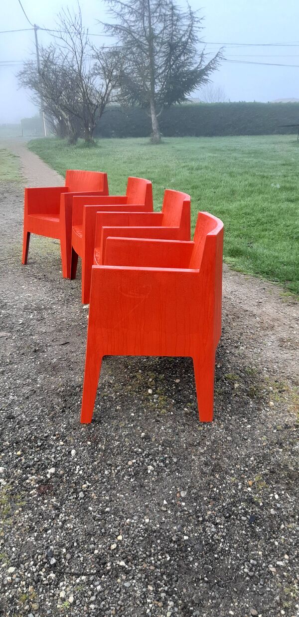 4 fauteuils de philippe starck