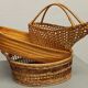 Vintage braided basket