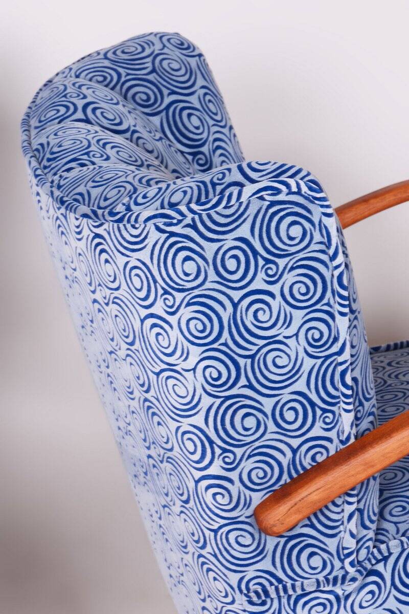 Czech Art Deco Armchairs by J. Halabala for Up Závody, 1930s, Set of 2
