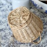 Small vintage wicker mini basket