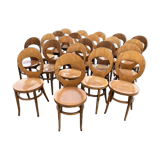 Set of 22 Baumann chairs model Seagull.