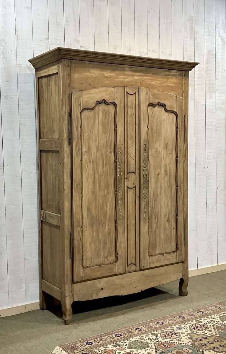 19th century raw chestnut country wardrobe
