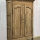 19th century raw chestnut country wardrobe