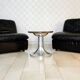 Pair of leather heaters Ligne Roset 1980