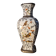 ceramic vase with birds BOHEMIA porcelain 1960 37x17 beautiful size