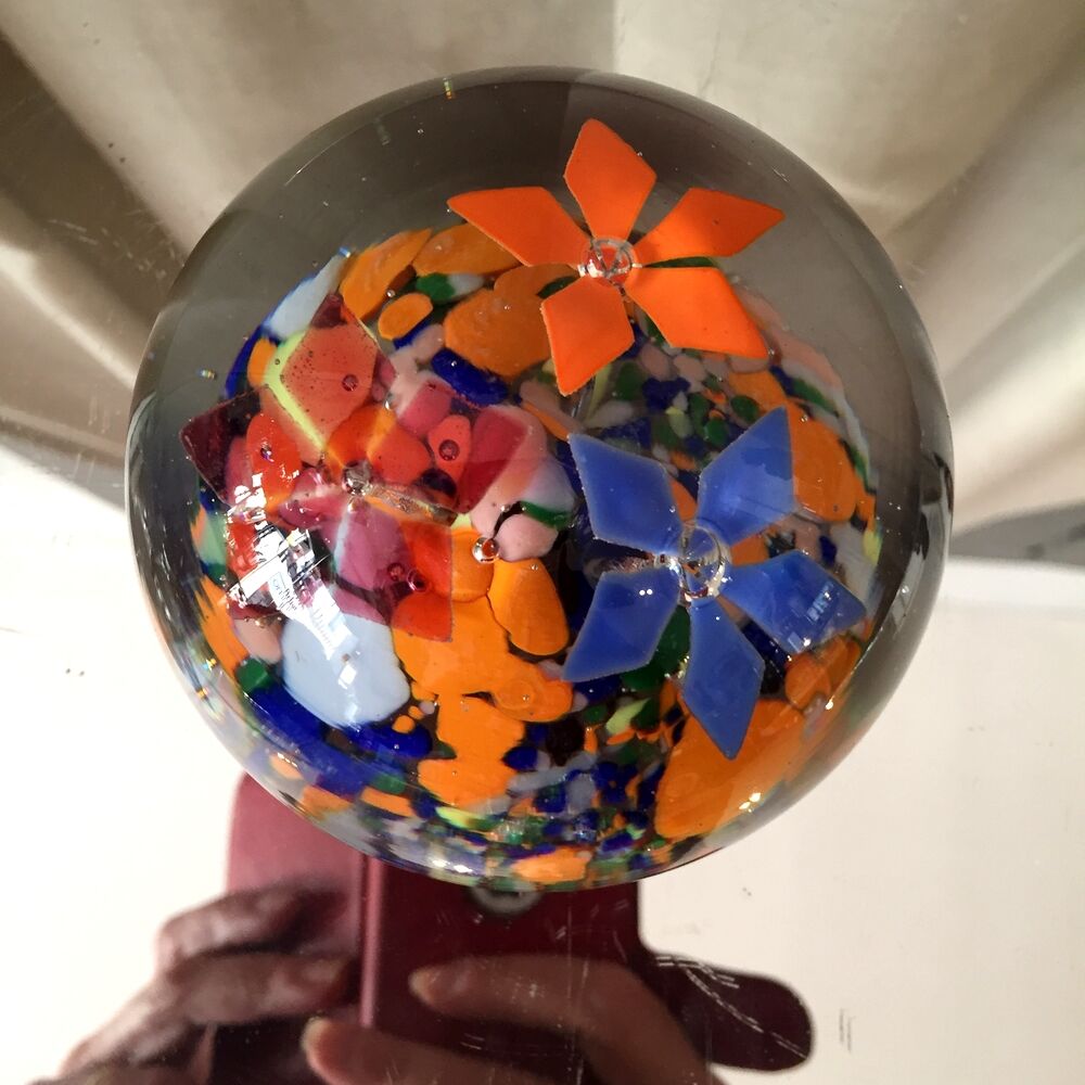 Sulphide with floral decoration josephine