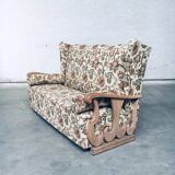 High Wing Back 3-Seater Sofa, 1900s
