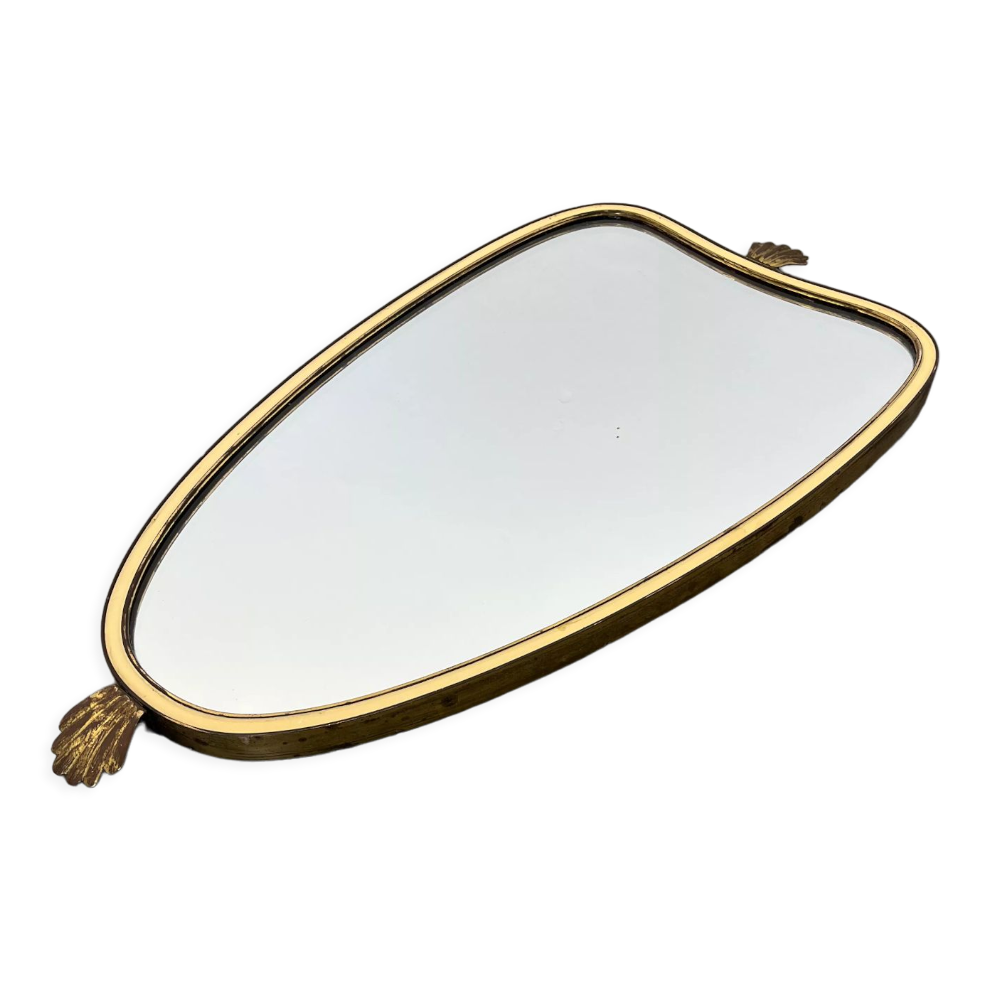 Mid-century gold mirror, 1960s