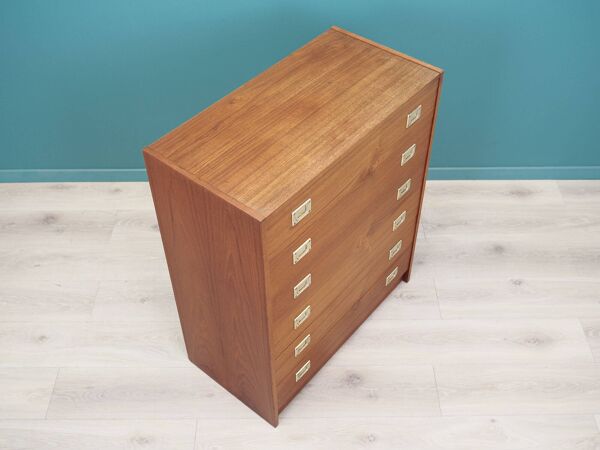 Commode en merisier, design danois, années 1970