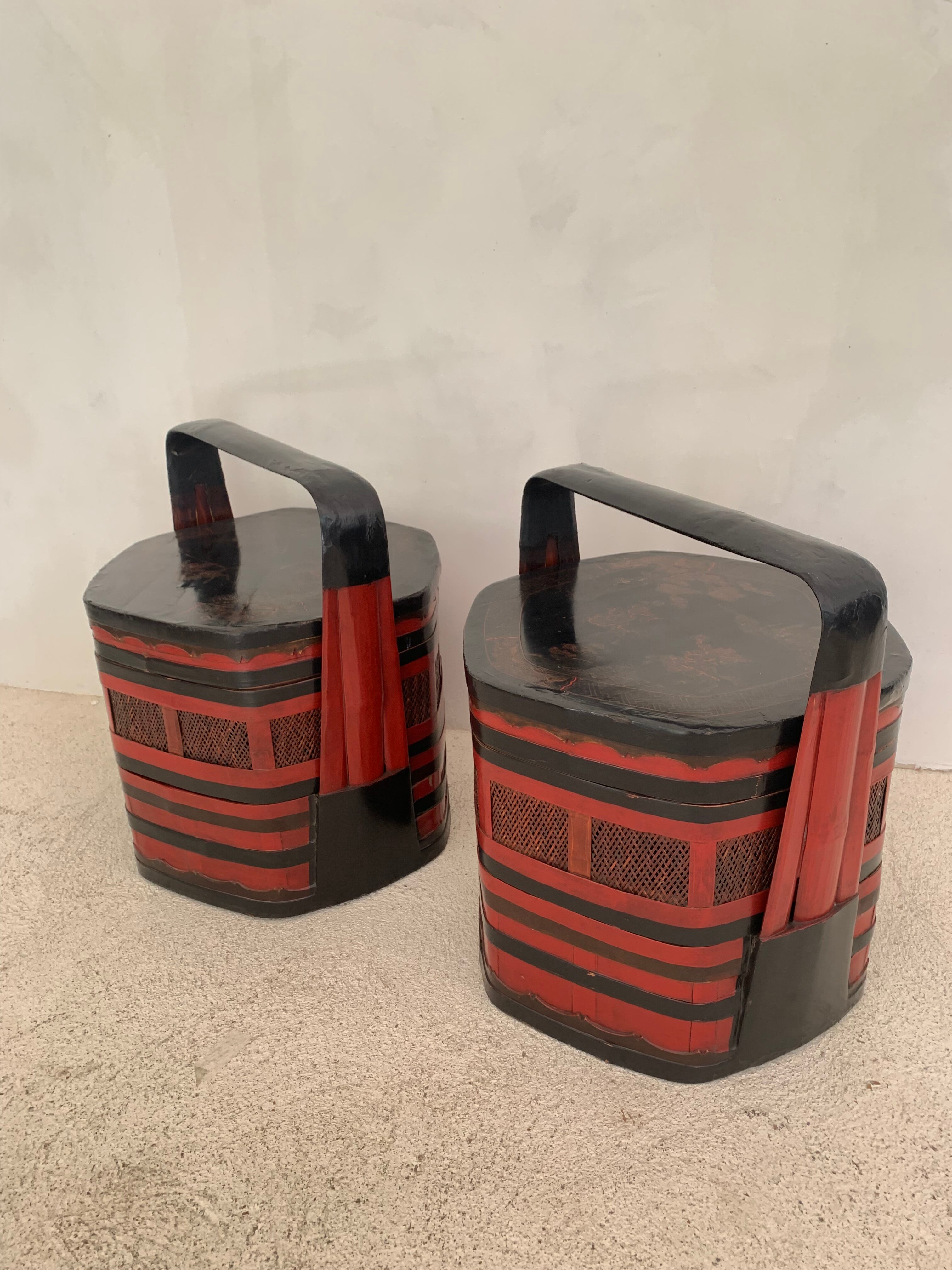 Chinese bamboo basket