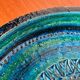Large Mid-Century Modern Rimini Blu Pottery Bowl by Aldo Londi for Bitossi, Italy, 1960s