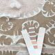 Vintage hand-embroidered tribal tapestry 124x135 cm