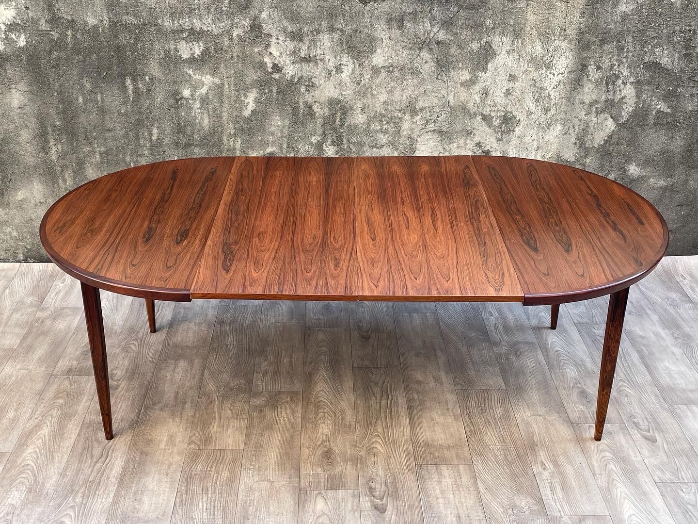 Table scandinave extensible en palissandre, 1960s