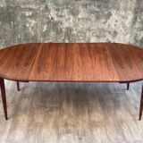 Extendable Scandinavian rosewood table, 1960s