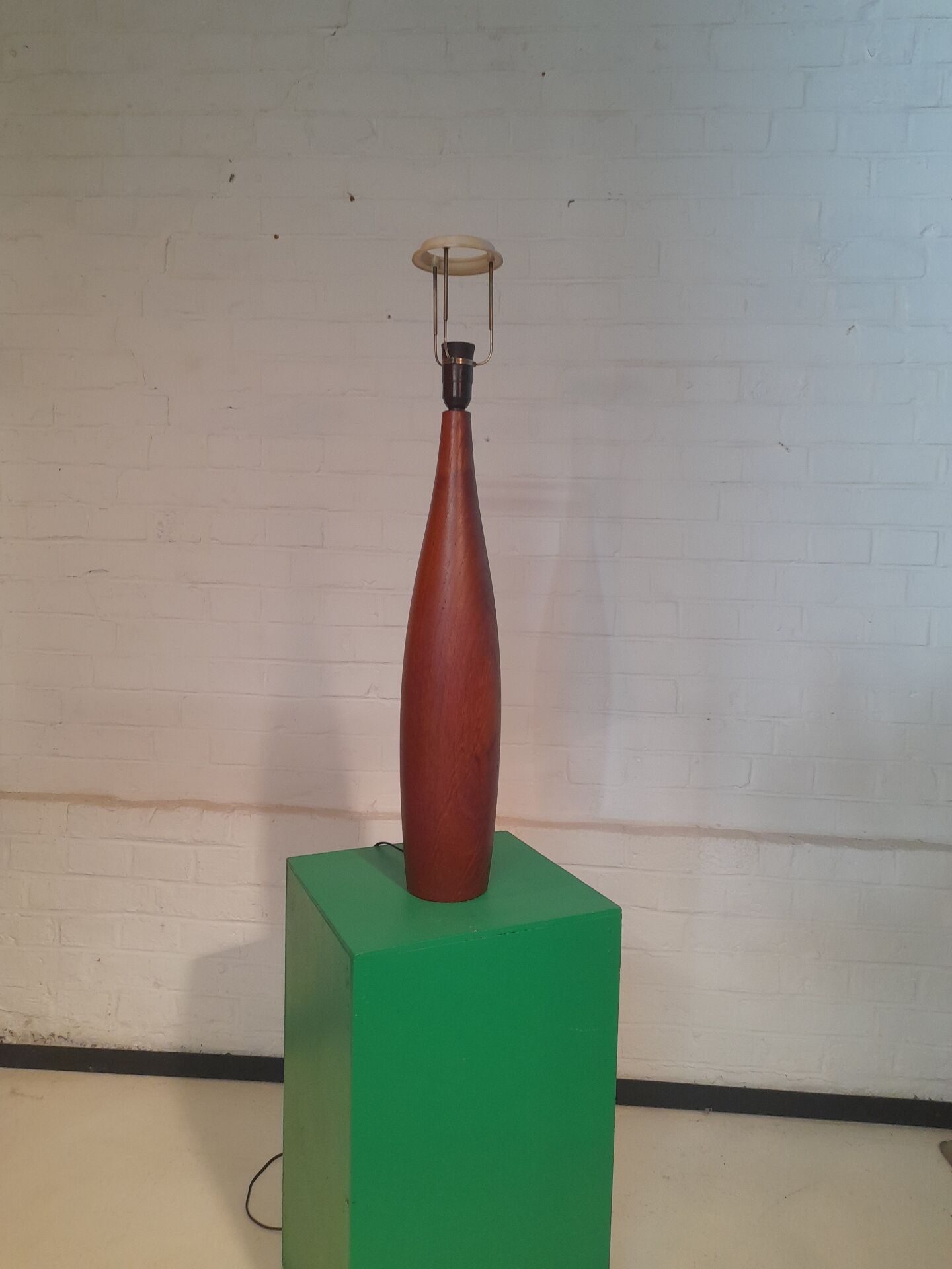 Large Danish modernist lamp signed ESA vintage