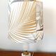 Alabaster and gilt bronze lamp
