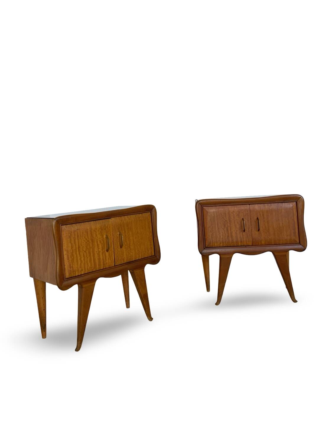 Paire de tables de chevet italiennes, milieu XXème