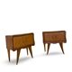 Paire de tables de chevet italiennes, milieu XXème
