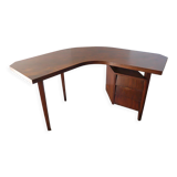 Vintage desk "Boomerang" solid wood 1950
