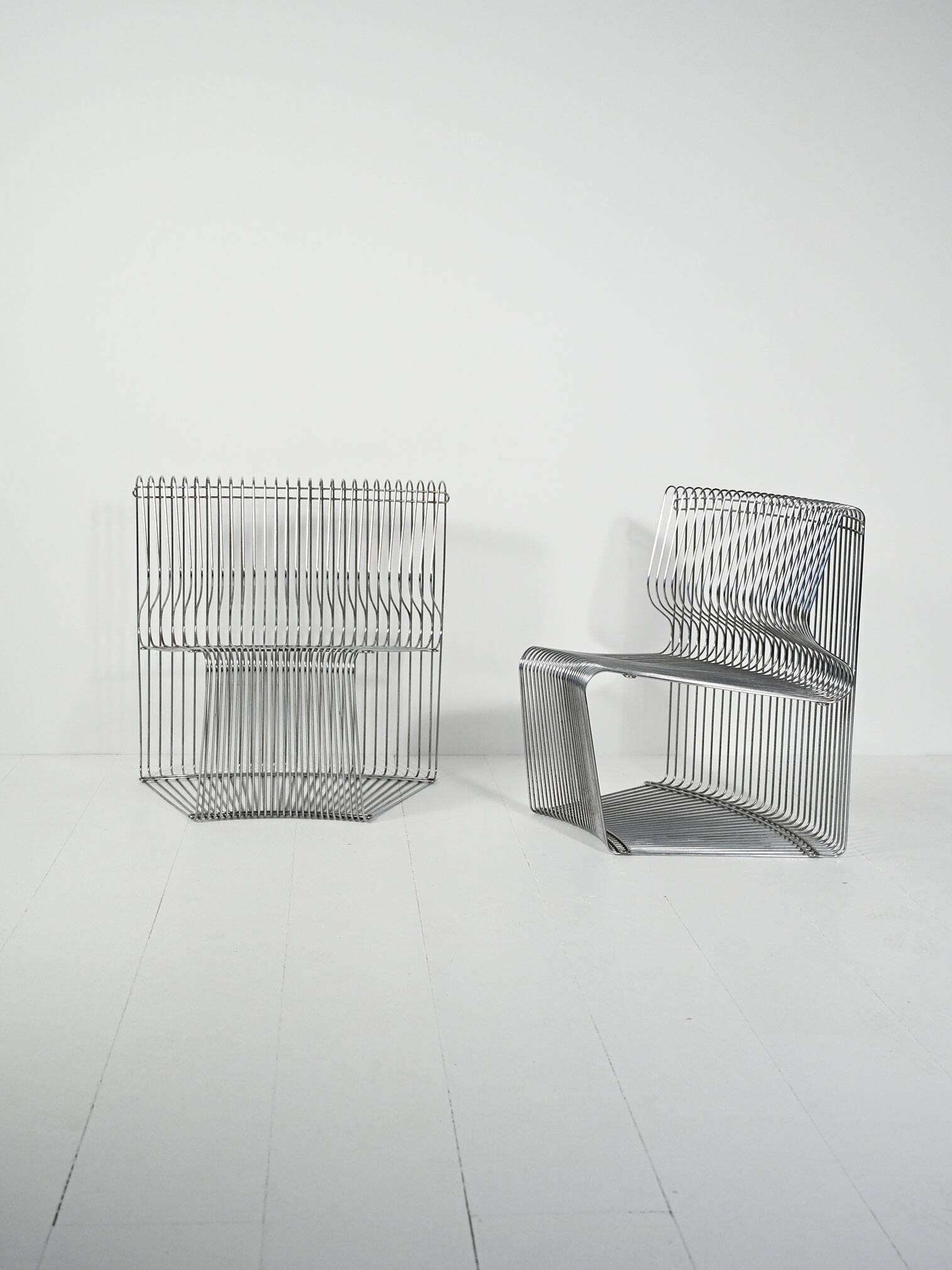 Pair of “Pantonova” lounge chairs by Verner Panton
