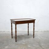 Vintage wooden desk side table