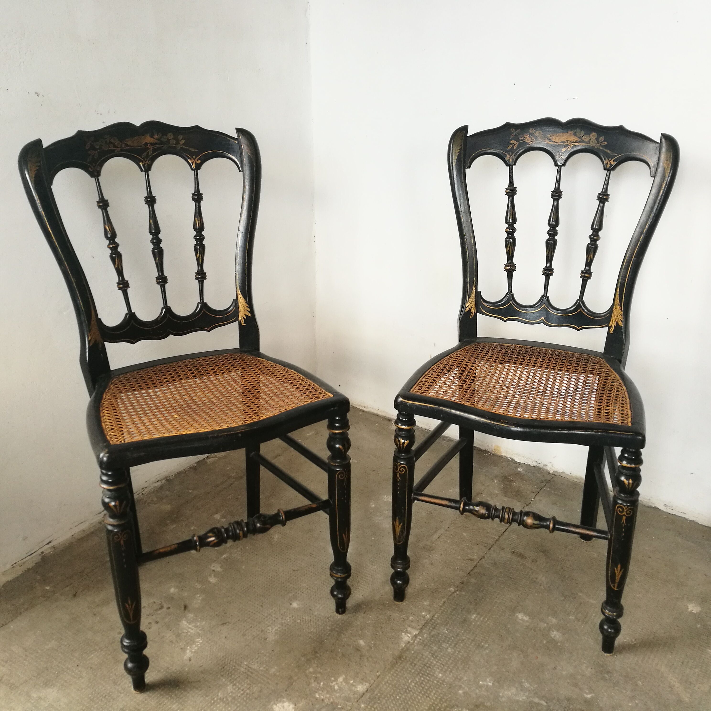 Paire de chaises Napoléon III