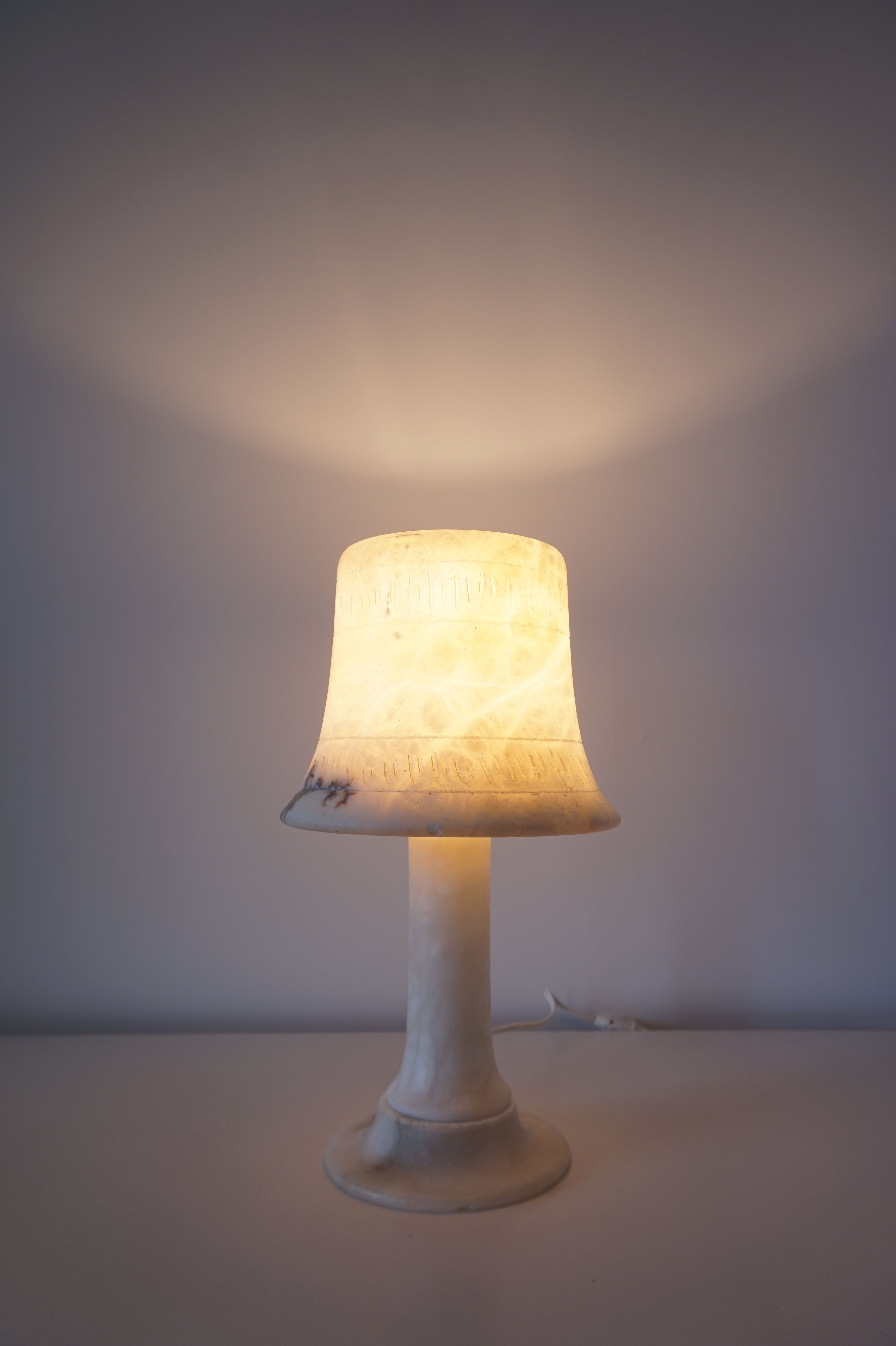Vintage alabaster lamp