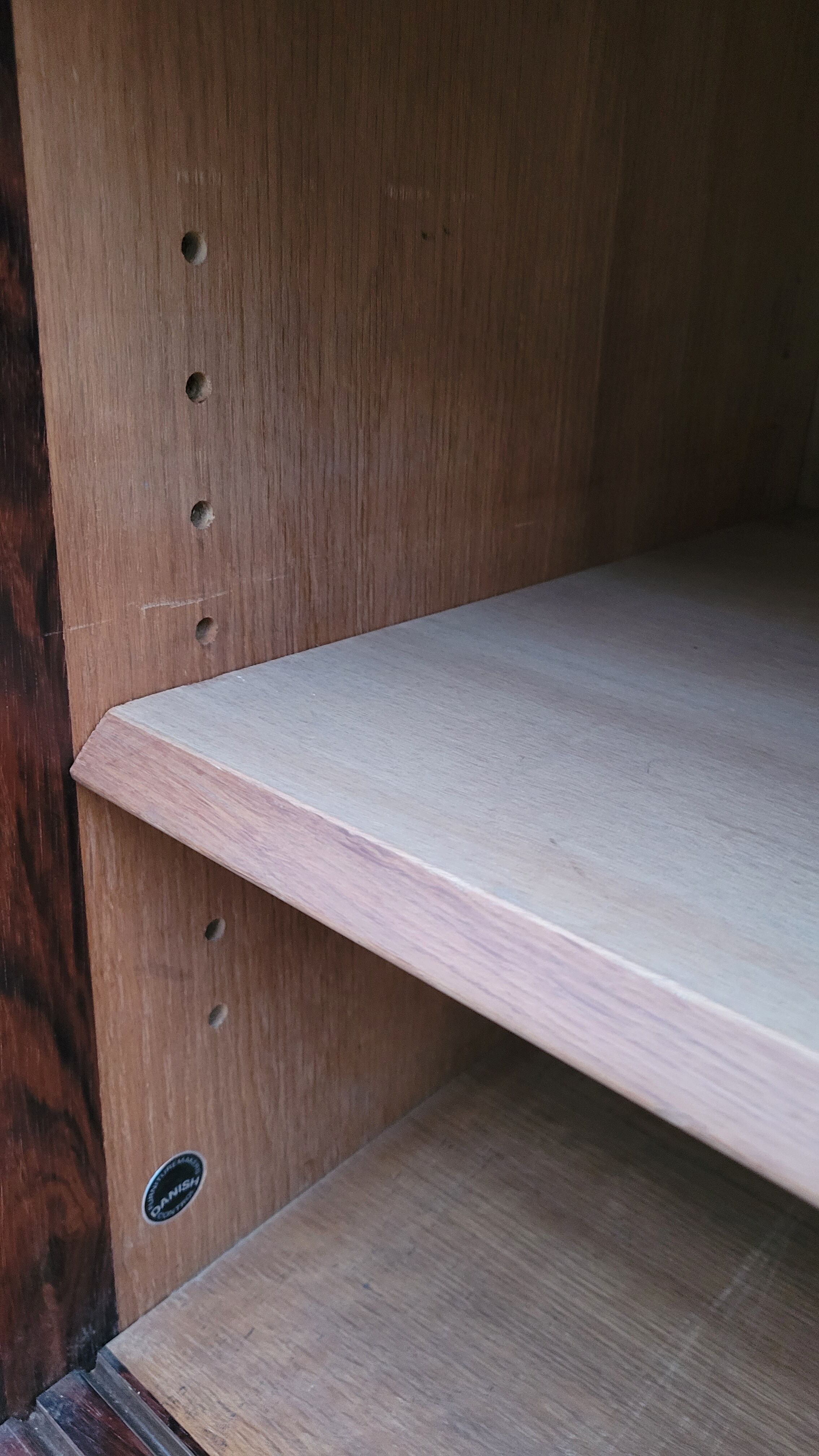 Danish sideboard stamped Bordum and Nielsen in Rio rosewood