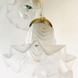 Lot of two art deco hanging lamps