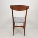 Set of 6 Mid Century Italian Teak Dining Chairs, 1950s