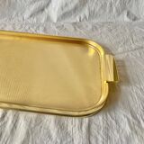 Vintage Carefree Gold Anodized Aluminum Tray - Made in England