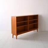 Vintage 1950s bookcase with adjustable shelves