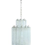 Chandelier with Murano tubes vintage attributed to Venini