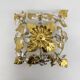 Mid-century design banci style ceiling lamp crystal flower , 1970sMid-centu