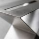 Contemporary stainless steel side table by Lena Coupez, Belgium, 2024