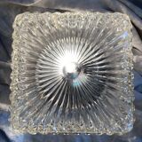 Vintage square glass ceiling light