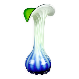 1970s Art Glass Vase in Murano Style