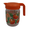 Carafe en verre oranges vintage