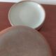 Set of 5 stoneware dessert plates