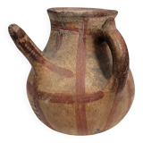 Poterie traditionnelle kabyle / berbère en terre cuite ornée de motifs (2)